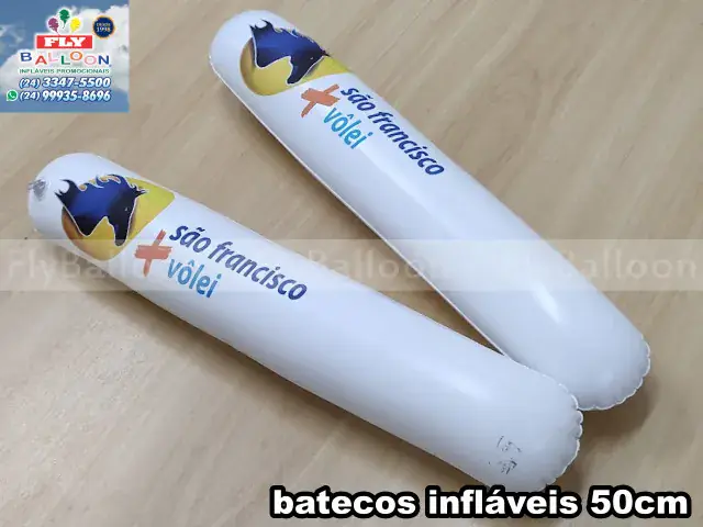 Bastões infláveis promocionais Vôlei São Francisco Ribeirão Preto